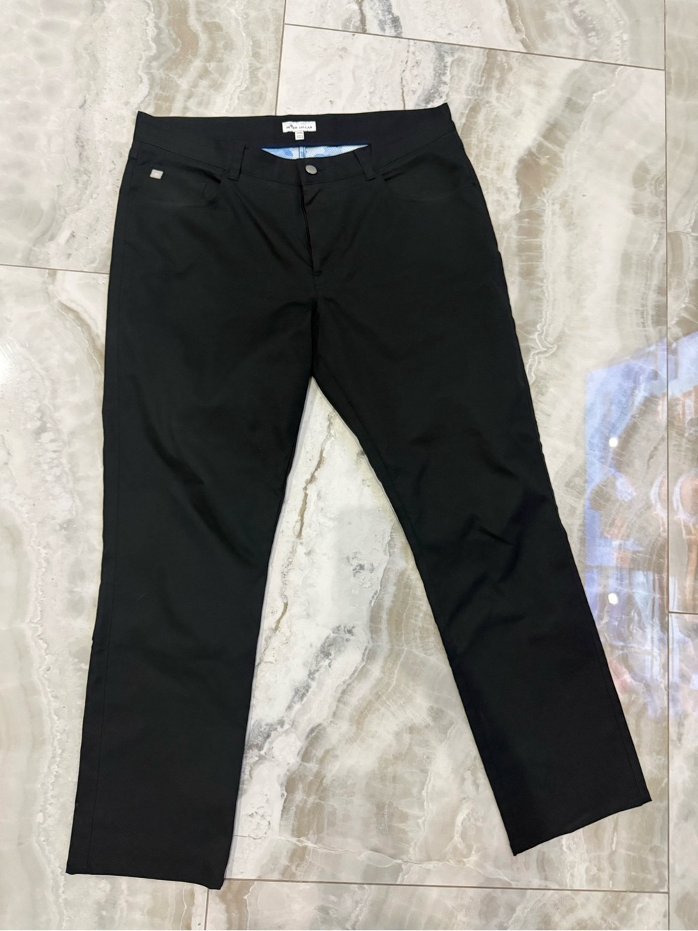 Peter Millar Black Chinos - Slim Straight